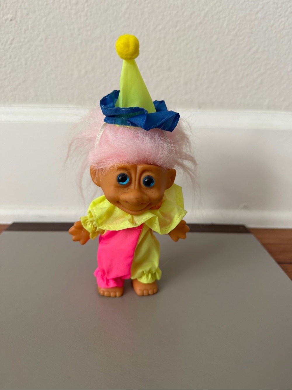 Vintage RUSS troll doll - clown